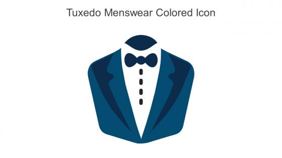Tuxedo Menswear Colored Icon In Powerpoint Pptx Png And Editable Eps Format