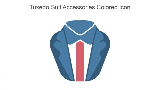Tuxedo Suit Accessories Colored Icon In Powerpoint Pptx Png And Editable Eps Format