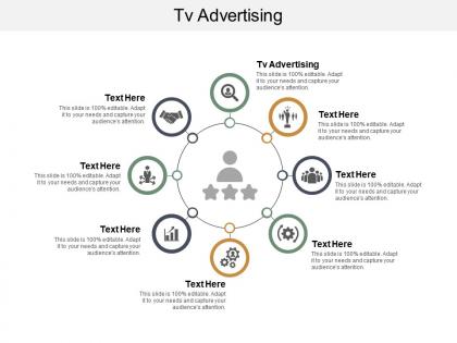 Tv advertising ppt powerpoint presentation file elements cpb