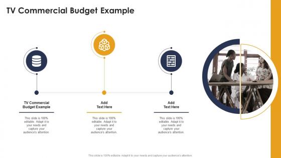 Tv Commercial Budget Example In Powerpoint And Google Slides Cpb