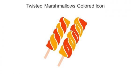 Twisted Marshmallows Colored Icon In Powerpoint Pptx Png And Editable Eps Format