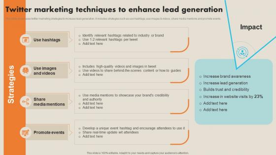 Twitter Marketing Techniques To Enhance Lead Record Label Marketing Plan To Enhance Strategy SS