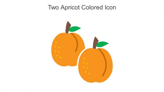 Two Apricot Colored Icon In Powerpoint Pptx Png And Editable Eps Format