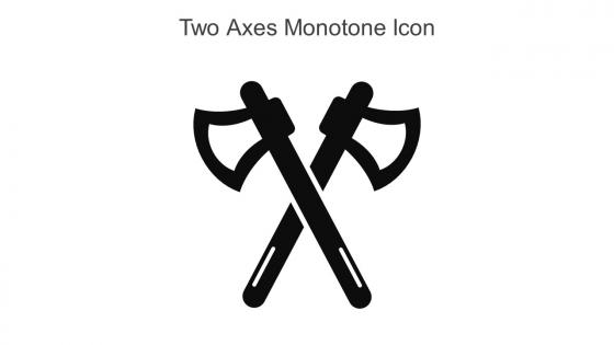 Two Axes Monotone Icon In Powerpoint Pptx Png And Editable Eps Format