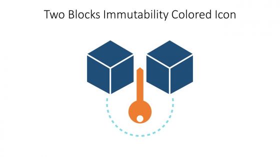Two Blocks Immutability Colored Icon In Powerpoint Pptx Png And Editable Eps Format
