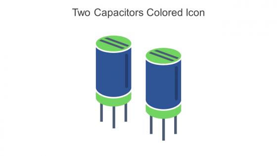 Two Capacitors Colored Icon In Powerpoint Pptx Png And Editable Eps Format