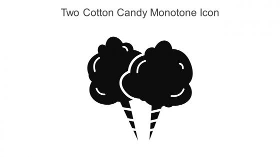 Two Cotton Candy Monotone Icon In Powerpoint Pptx Png And Editable Eps Format