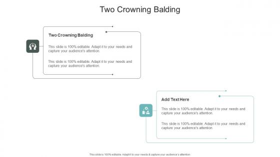 Two Crowning Balding In Powerpoint And Google Slides Cpb