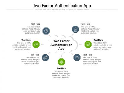 Two factor authentication app ppt powerpoint presentation summary file formats cpb