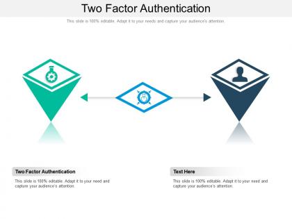 Two factor authentication ppt powerpoint presentation ideas backgrounds cpb