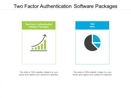 Two factor authentication software packages ppt powerpoint presentation file example cpb