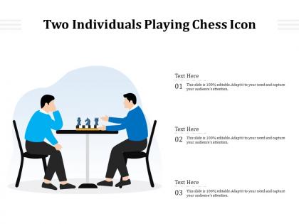 Two individuals playing chess icon