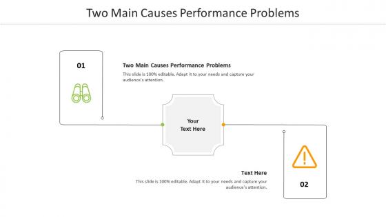 Two main causes performance problems ppt powerpoint presentation styles design ideas cpb