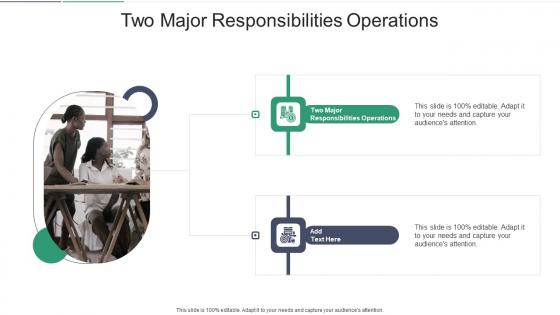 Two Major Responsibilities Operations In Powerpoint And Google Slides Cpb