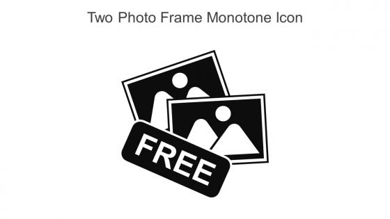 Two Photo Frame Monotone Icon In Powerpoint Pptx Png And Editable Eps Format