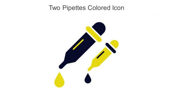 Two Pipettes Colored Icon In Powerpoint Pptx Png And Editable Eps Format