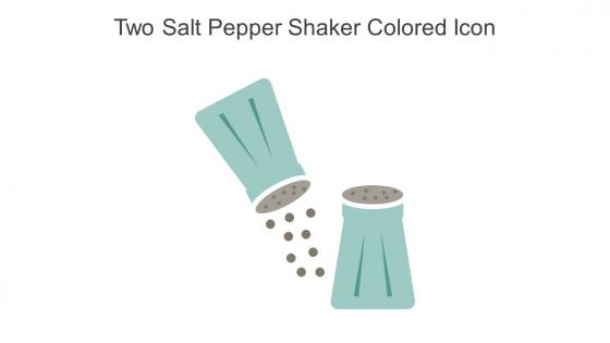 Two Salt Pepper Shaker Colored Icon In Powerpoint Pptx Png And Editable Eps Format