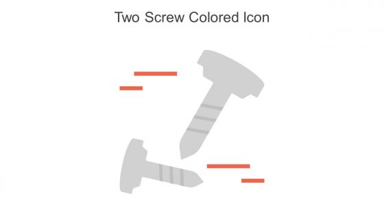 Two Screw Colored Icon In Powerpoint Pptx Png And Editable Eps Format