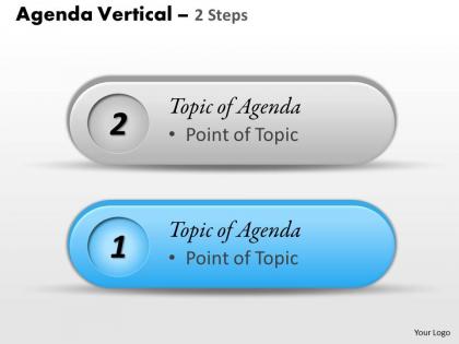 Two staged agenda vertical diagram 0214