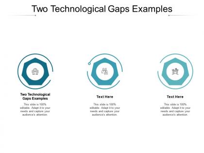 Two technological gaps examples ppt powerpoint presentation model infographics cpb