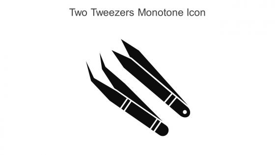 Two Tweezers Monotone Icon In Powerpoint Pptx Png And Editable Eps Format
