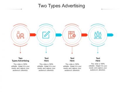 Two types advertising ppt powerpoint presentation file smartart cpb