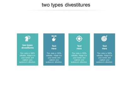 Two types divestitures ppt powerpoint presentation file good cpb