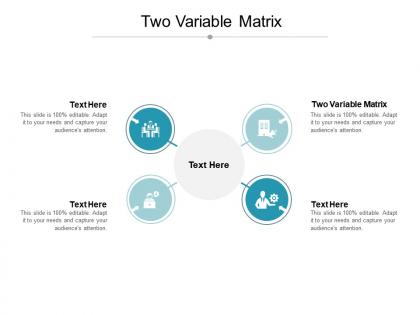 Two variable matrix ppt powerpoint presentation infographic template clipart cpb