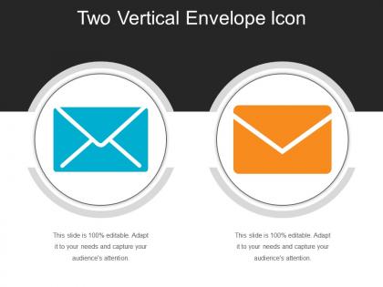 Two vertical envelope icon