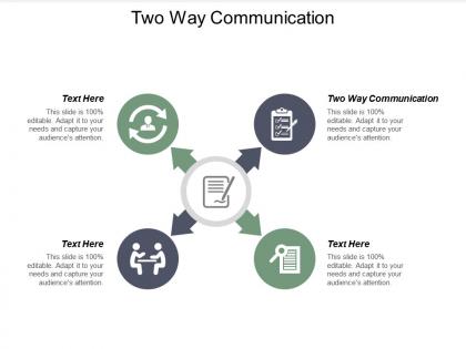 Two way communication ppt powerpoint presentation layouts graphics pictures cpb