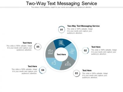 Two way text messaging service ppt powerpoint presentation gallery graphics cpb