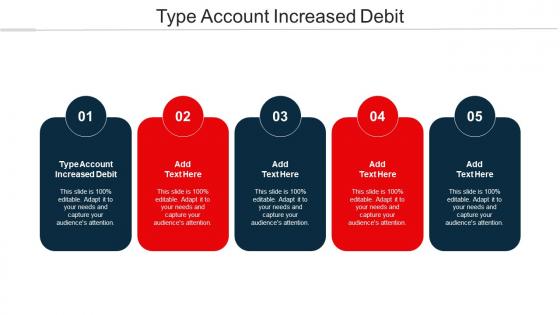 Type Account Increased Debit Ppt Powerpoint Presentation Slides Vector Cpb