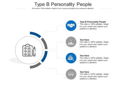 Type b personality people ppt powerpoint presentation professional pictures cpb