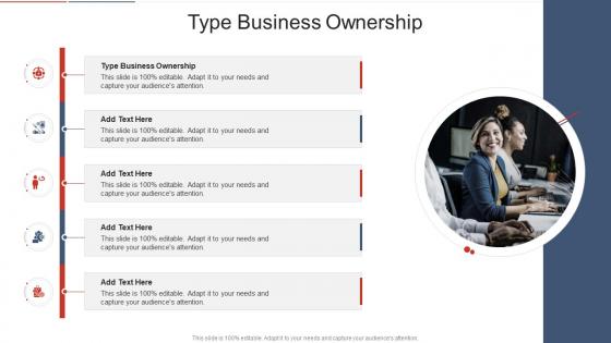 Type Business Ownership In Powerpoint And Google Slides Cpb