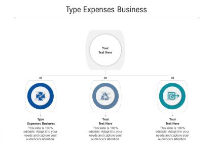 Type expenses business ppt powerpoint presentation file background image cpb
