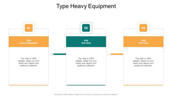 Type Heavy Equipment In Powerpoint And Google Slides Cpb