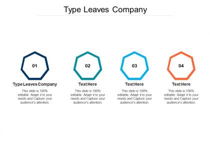 Type leaves company ppt powerpoint presentation model cpb