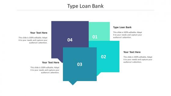 Type loan bank ppt powerpoint presentation inspiration good cpb
