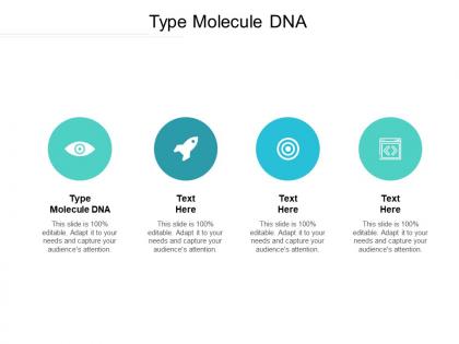 Type molecule dna ppt powerpoint presentation slides design inspiration cpb