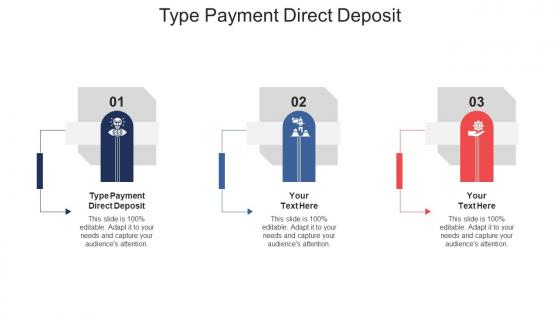Type payment direct deposit ppt powerpoint presentation ideas display cpb