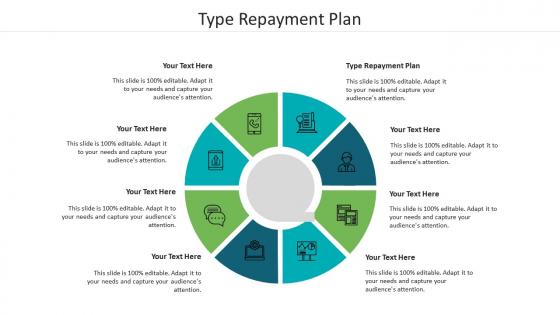 Type repayment plan ppt powerpoint presentation pictures slides cpb