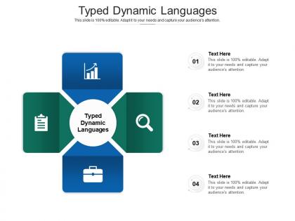 Typed dynamic languages ppt powerpoint presentation outline templates cpb
