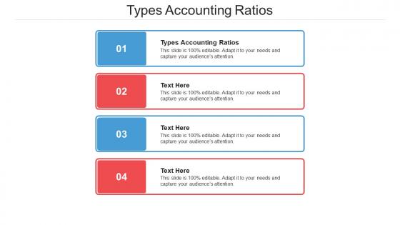 Types accounting ratios ppt powerpoint presentation gallery good cpb