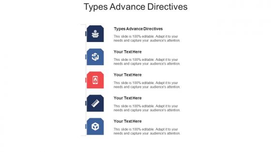 Types advance directives ppt powerpoint presentation file icon cpb