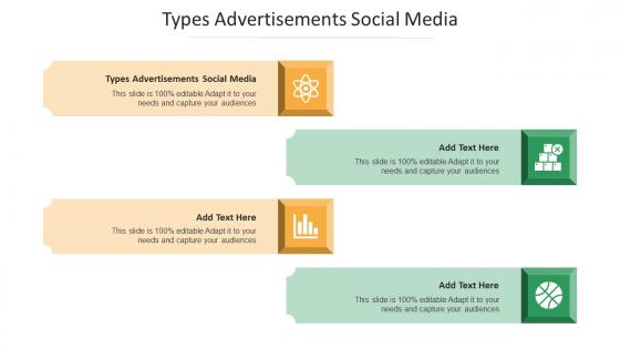 Types Advertisements Social Media Ppt Powerpoint Presentation File Structure Cpb