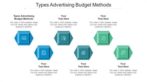 Types Advertising Budget Methods Ppt Powerpoint Presentation Infographics Slide Portrait Cpb