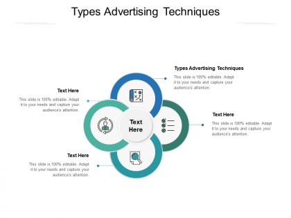 Types advertising techniques ppt powerpoint presentation file example cpb
