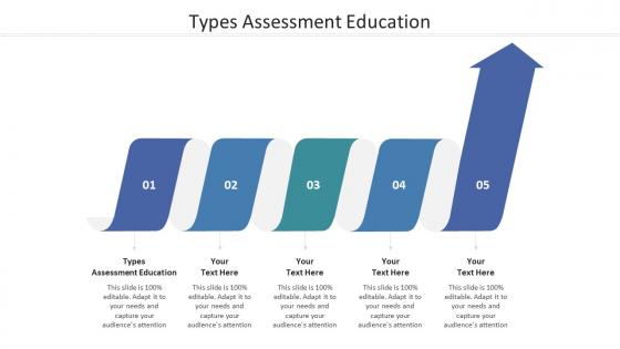Types Assessment Education Ppt Powerpoint Presentation Show Background Image Cpb
