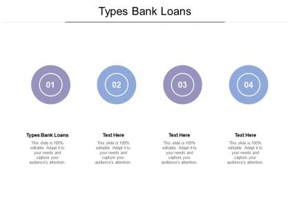 Types bank loans ppt powerpoint presentation gallery background image cpb