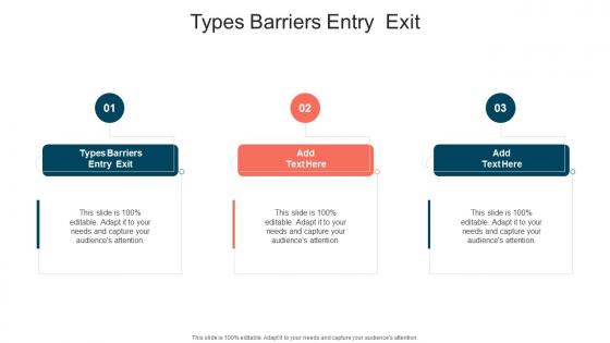 Types Barriers Entry Exit In Powerpoint And Google Slides Cpb